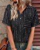 Womne's Casual Button Shirts Summer Dressy Blouses Work Trendy Tops