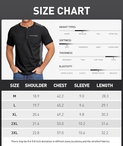 Mens Shirt Short Sleeve Basic Button-Down T-Shirt with Pockets Solid Color Shirt