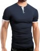 Men's Casual Stretchy Shirts Fitted T Shirt Soft Stylish Tee Tops