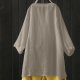 Loose Button Down Blouse Tops Stand Solid Sleeve Long Casual Women Linen Shirt Women's Linen Blouse Shorts Plus Size