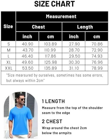 Mens Soft Cotton Tshirts Solid Color Short Sleeve Crew-Neck T-Shirt Casual Breathable Comfortable Summer Tee