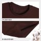 Men's Classic Basic Solid Crew Neck Soft Cotton T-Shirt 4 Pack