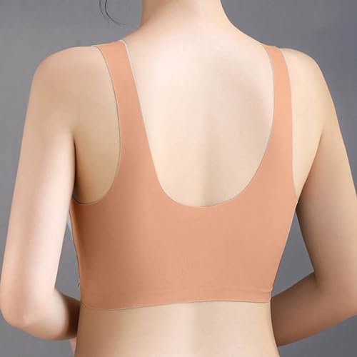 Women's Seamless Underwear Women's Summer Thin Large Sized Bra Beautiful Vest Style Support Sports Bras for Women